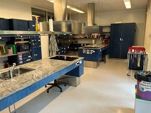 Komplettküchen: Schulküche mehrteilig – Gebraucht aus Kestenholz von gerbkauf 1