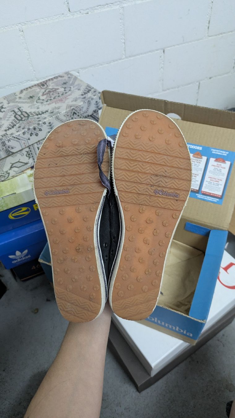 Columbia Scarpe da uomo: COLUMBIA Schuhe schwarz lila – Usato da Morgarten venduto da rra_jvw7 3