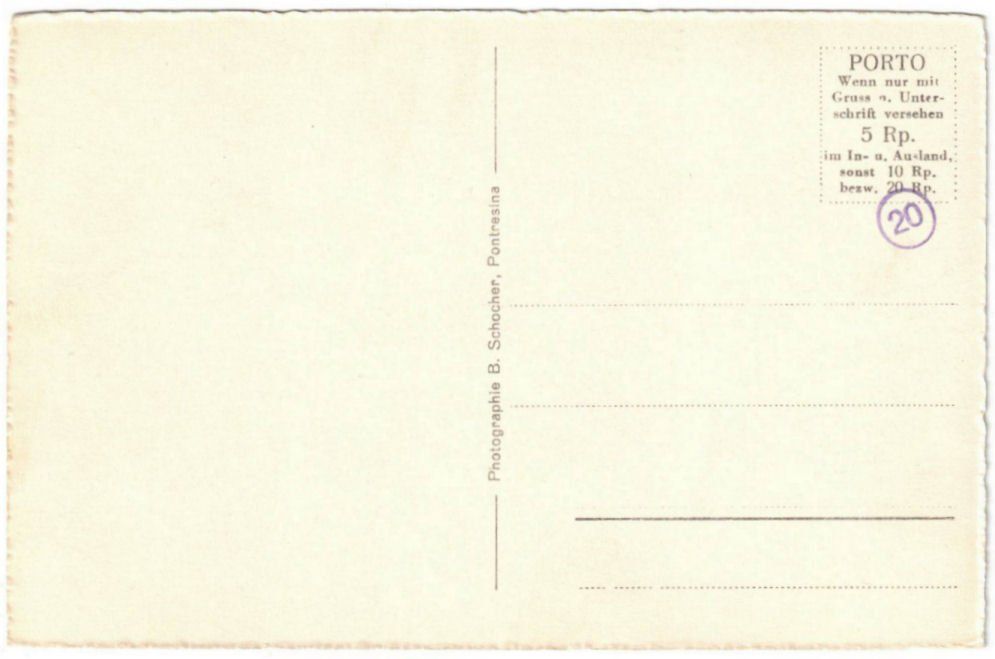 Cartoline postali: Pontresina - Sessellift Alp Languard – Usato da Binningen venduto da Mountainrider 1