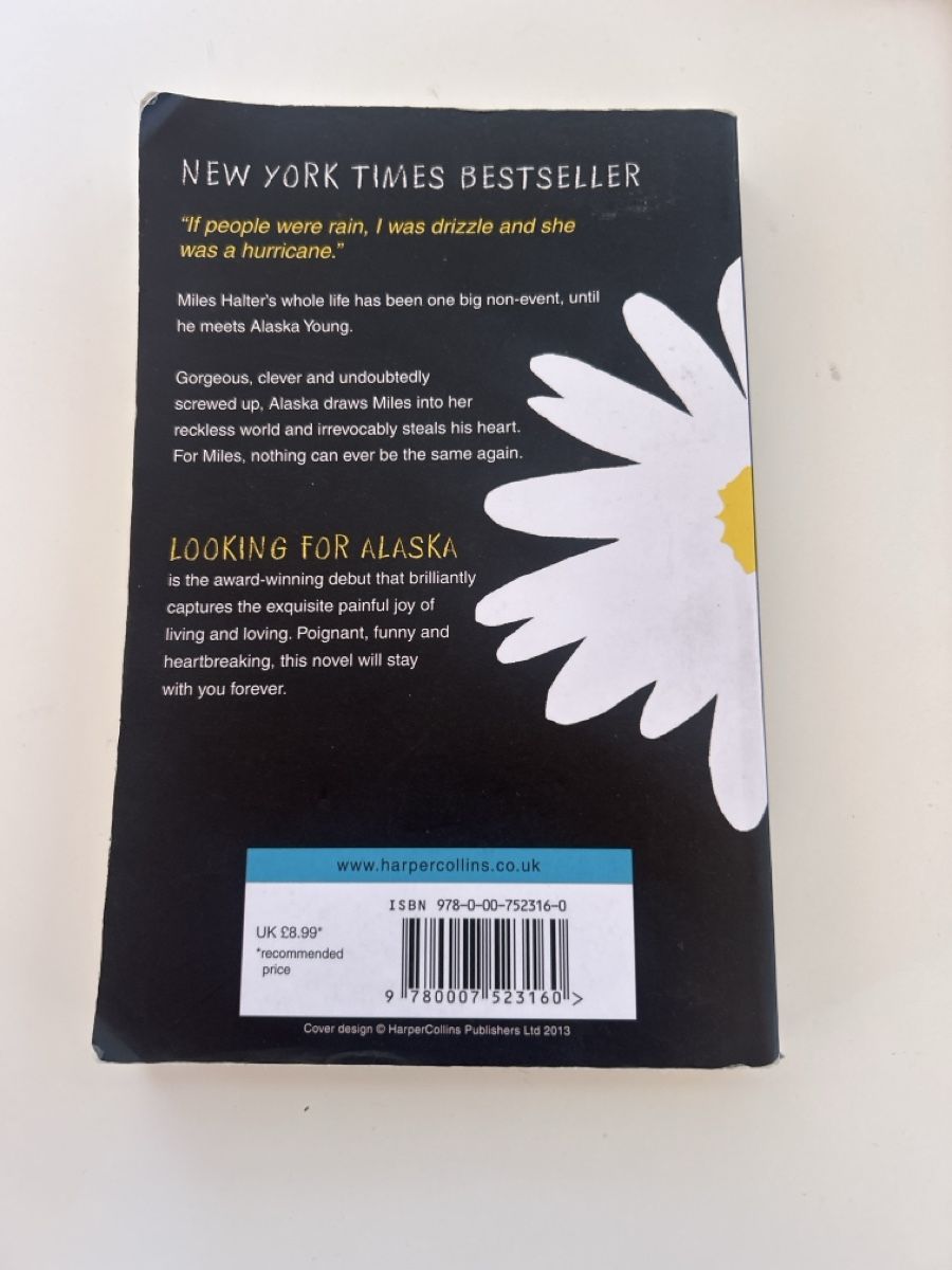 Libri: Looking For Alaska (John Green) – Usato da Ins venduto da ile_gtn9 1
