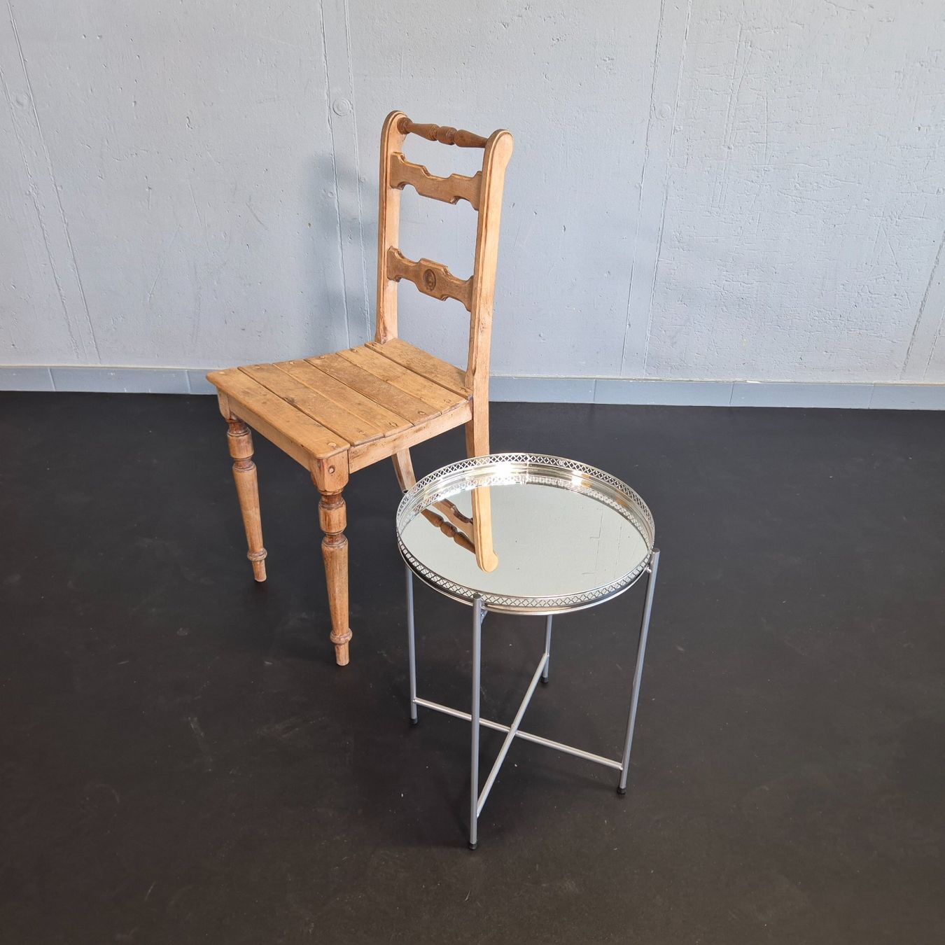 Tavoli: Beistelltisch Coffee-Table klappbar mit Spiegelglas – Usato da Nottwil venduto da Wondewa-Shop 7
