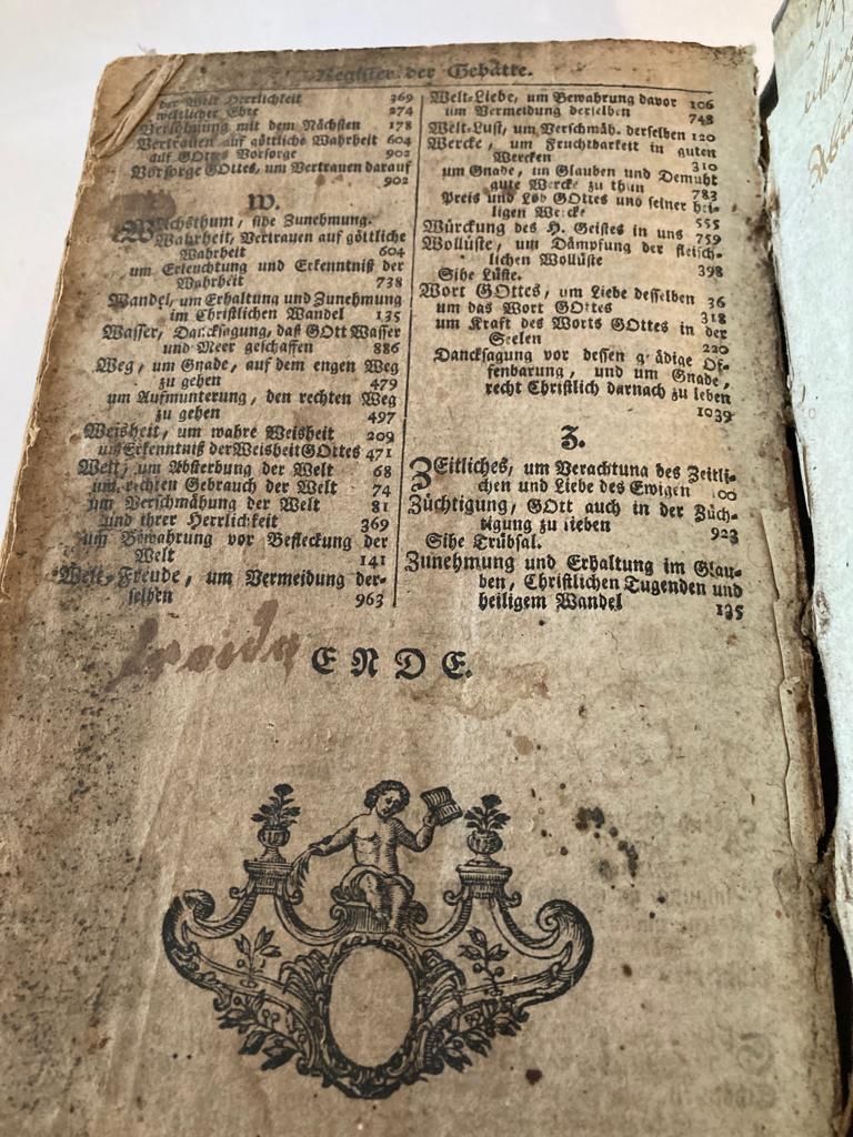 Libri: Altes Buch mit biblischen Texten – Usato da Buttikon SZ venduto da FlohmarktParadies 5