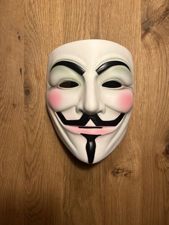 V wie Vendetta Maske Porzellan/Plastik
