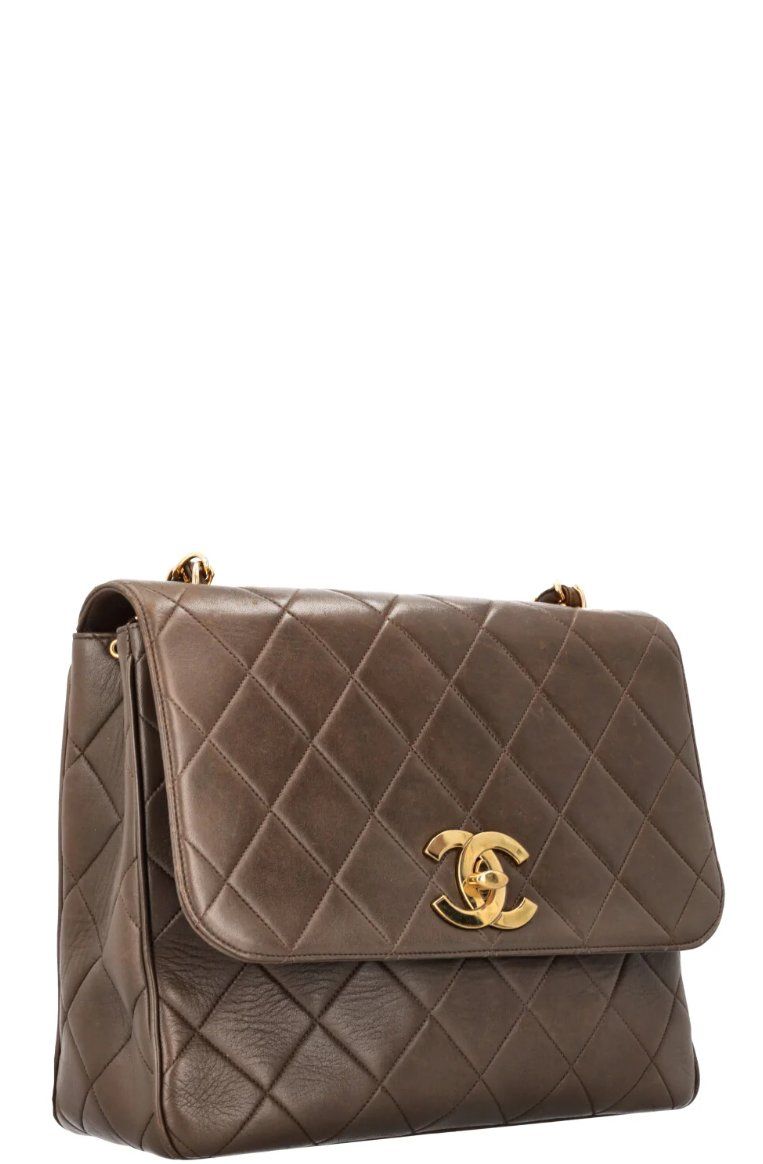Chanel Borse da donna: Chanel Vintage Flap Bag Braun – Usato da Bergdietikon venduto da Lindor12 8