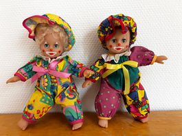 2 Clown Puppen