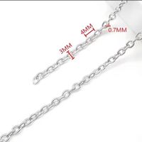 Stahlkette Anker ⌀3mm. / Länge 1m.