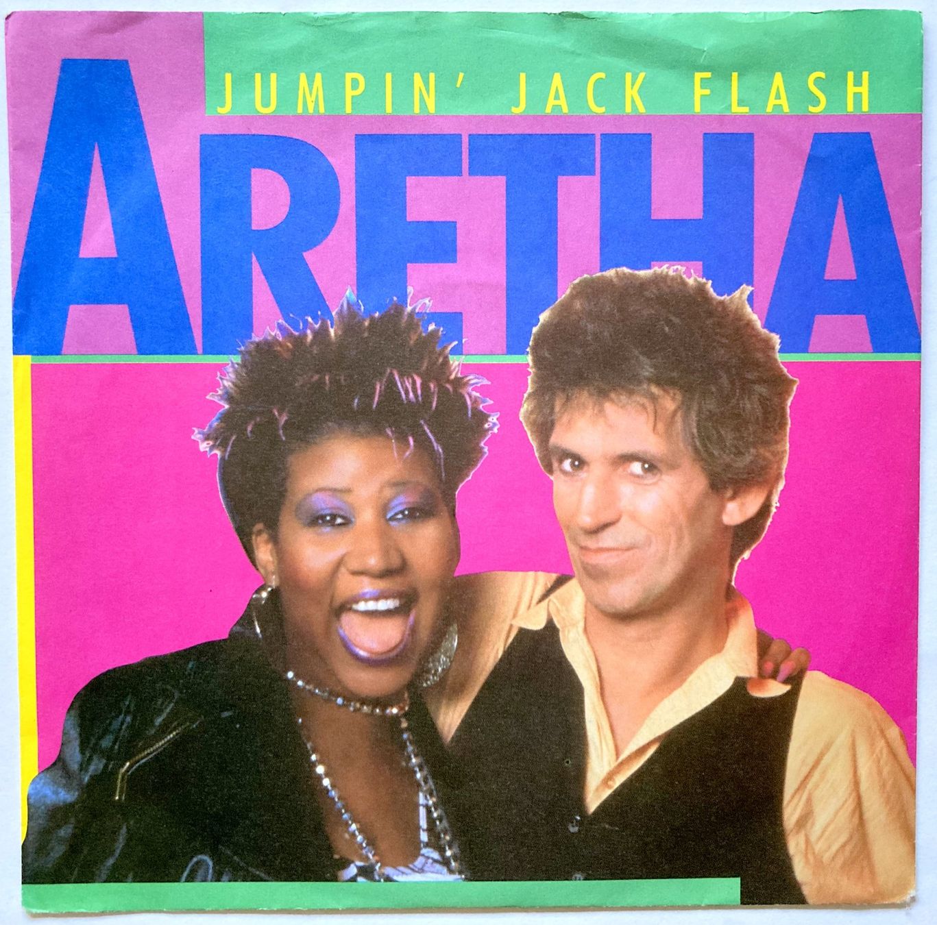 Dischi in vinile: ROLLING STONES / KEITH RICHARDS / ARETHA FRANKLIN - JUMPIN' – Usato da Bottens venduto da hotter-than-hell