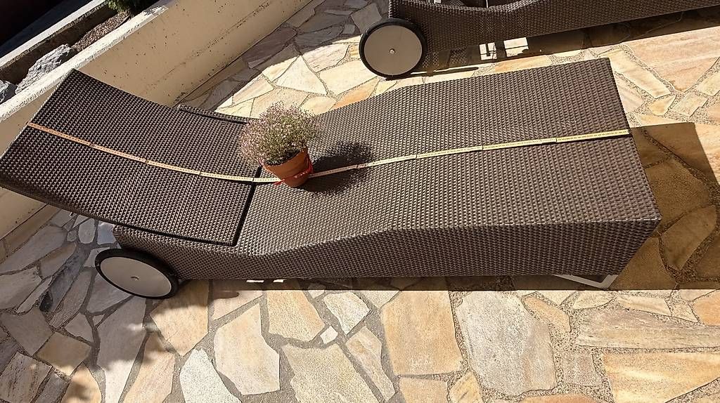Sedie a sdraio: Ratan Sonnenliegen, Liegestuhl – Usato da Mosnang venduto da mostelma 4