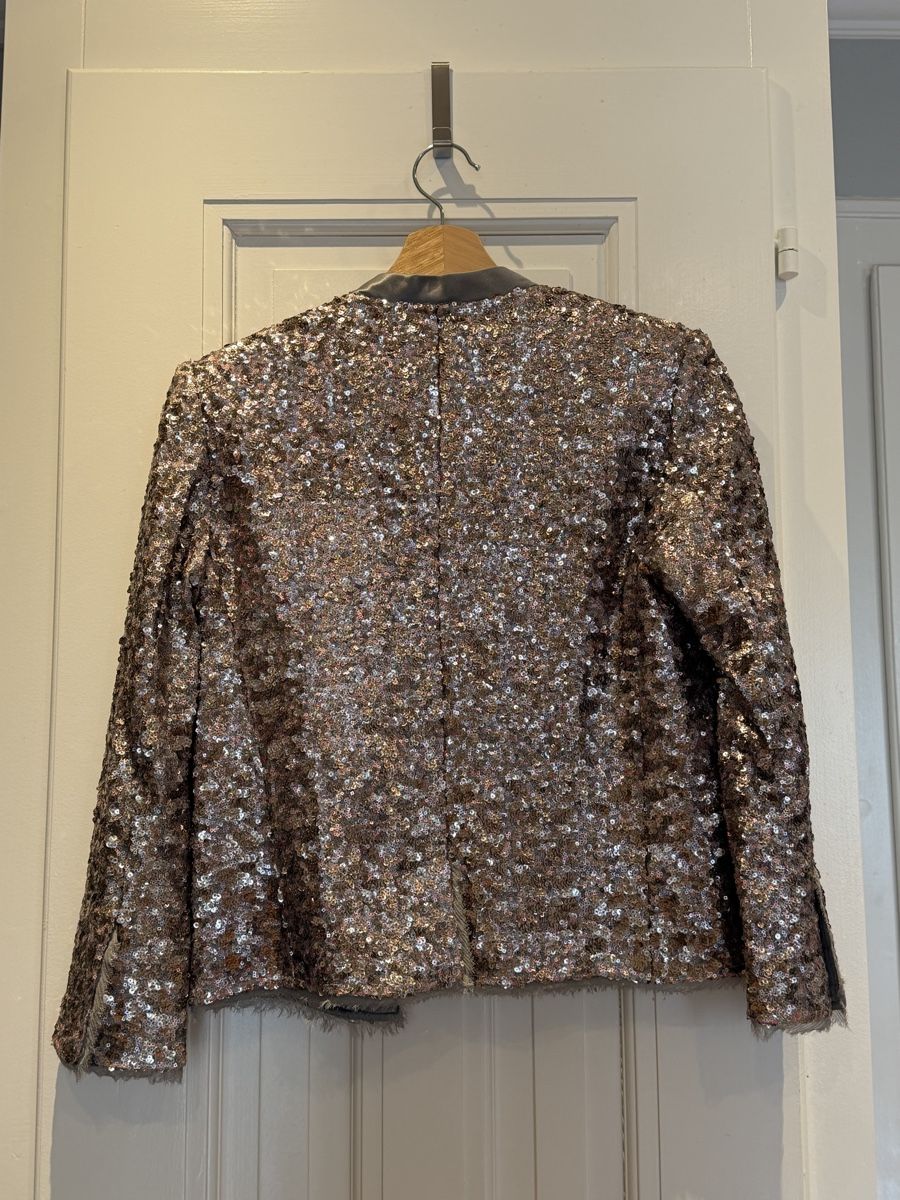 Zadig & Voltaire Giacche: Zadig & Voltaire Deluxe Sequin Jacket, Size 36 – Nuovo (secondo la descrizione) da Genève venduto da jud_xrl8 3