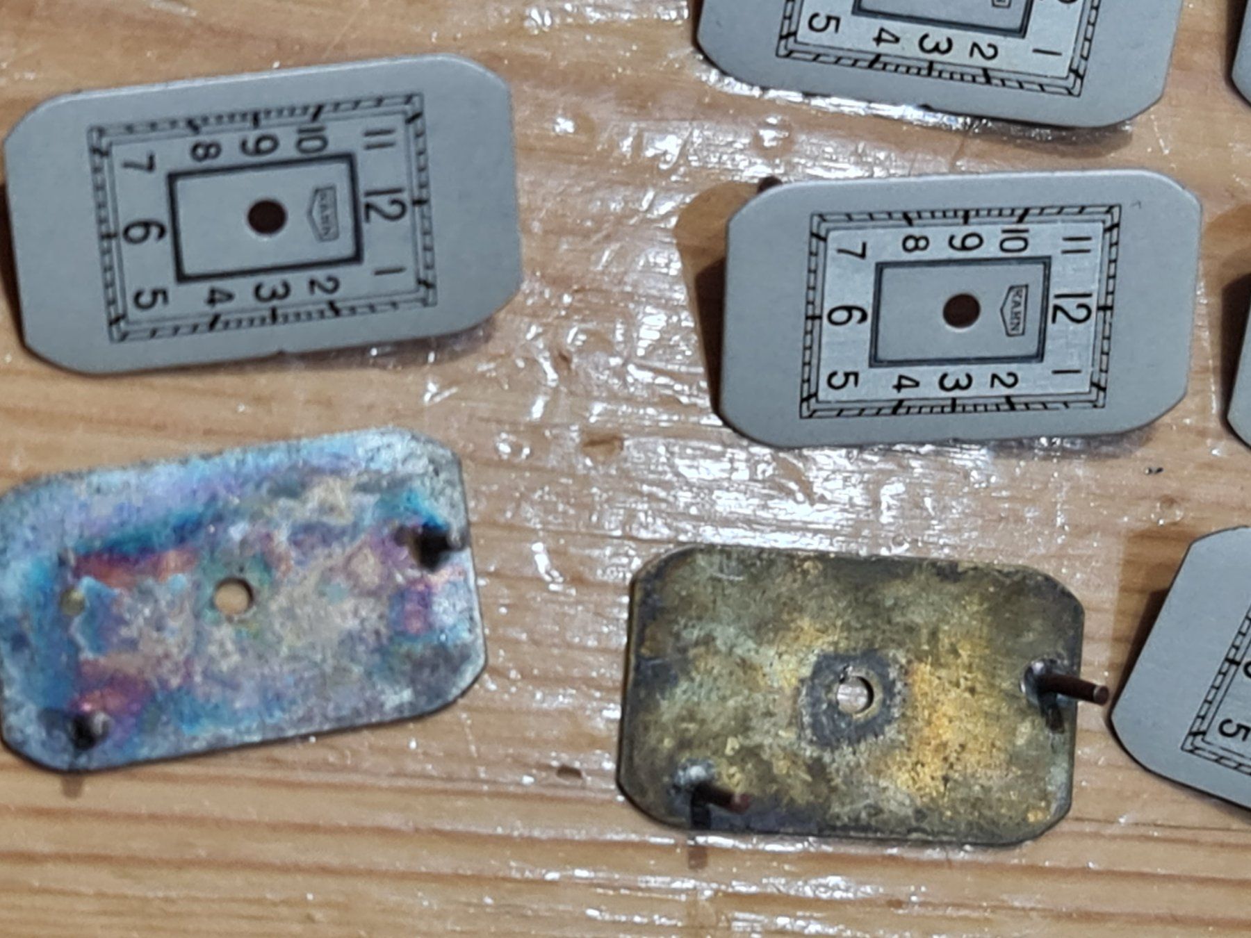 Uhren: Uhrenzifferblätter 19.2 x 11.5 – Neu (gemäss Beschreibung) aus Winterthur von Hai6 2