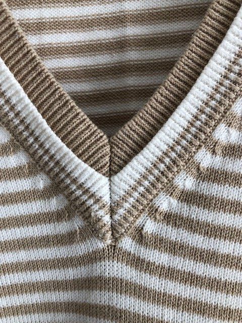 Gerry Weber Pullover & Sweatshirts: Pulli, Gerry Weber, 42, beige-weiss, Baumwolle – Gebraucht aus Hünenberg See von dustein 4