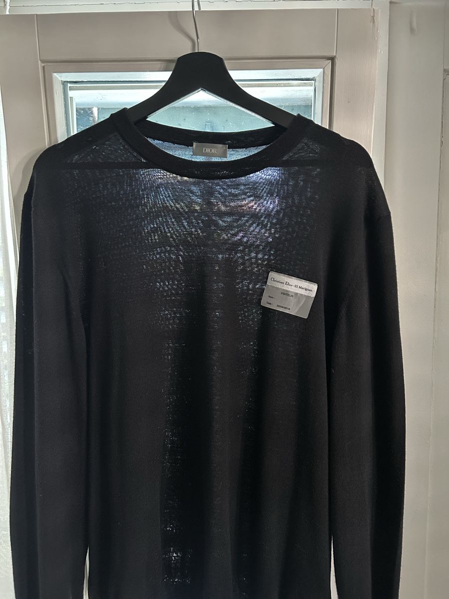 Dior Pullover & Sweatshirts: Dior Visiteur Patch longsleeve sheer Pullover – Gebraucht aus Affoltern am Albis von cljkz 1