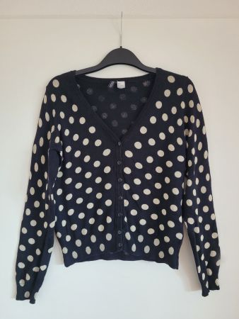 Cardigan à pois