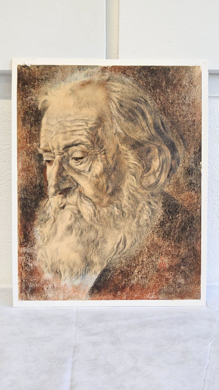 Dipinti: Ancienne gouache grande qualité technique mixte signée dâtée – Usato da Malleray venduto da Frederic24 1