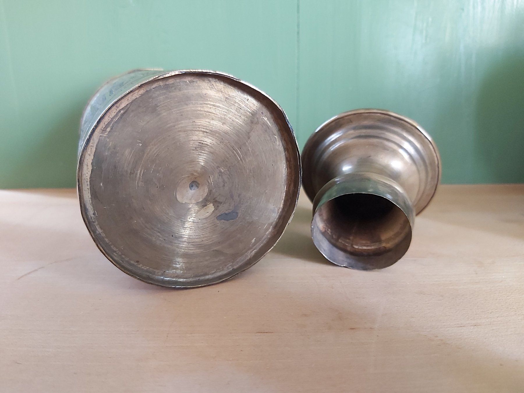 Flaschen: Versand möglich! Evtl. assyrisch Messing Flasche, Deckel – Gebraucht aus Winterthur von Goldpipau 6
