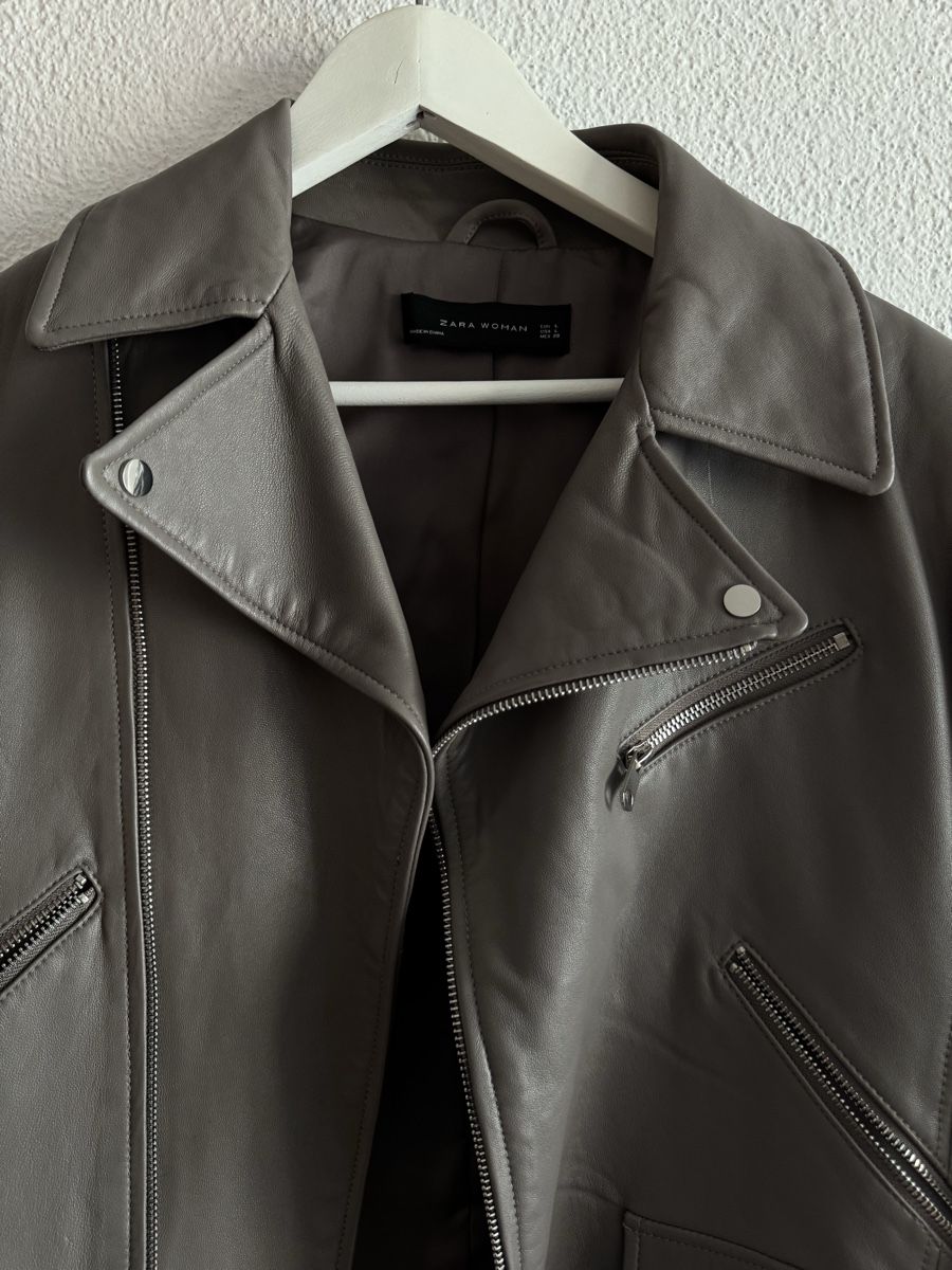 Zara Jacken: Zara Lederjacke, echtes Leder, Grösse L (eher M) – Neu (gemäss Beschreibung) aus steffisburg von seva69 1