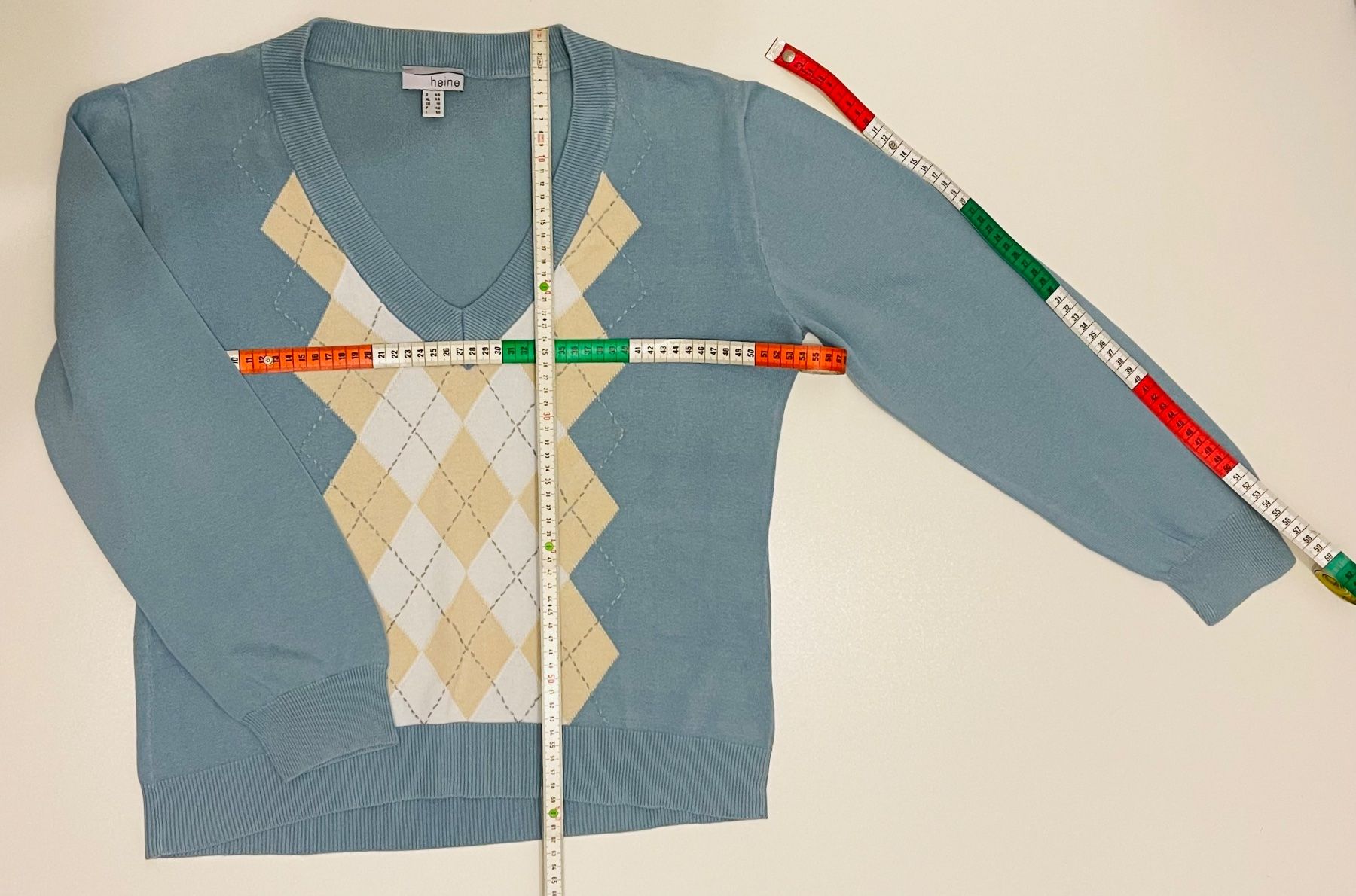 Heine Maglioni & Felpe: Pull femme HEINE, bleu ciel, taille 44 – Nuovo e nell'imballaggio originale da Genève venduto da OnSale 2