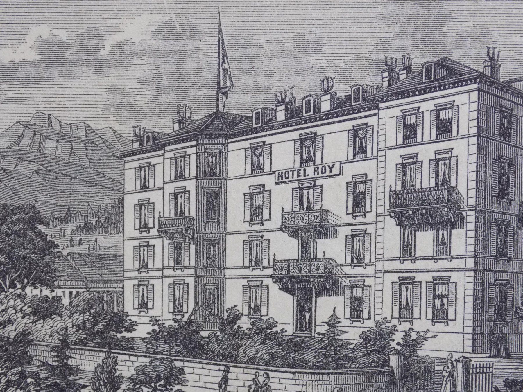 Incisioni: Montreux Hotel Roy – Usato da Risch venduto da Rischli15 8