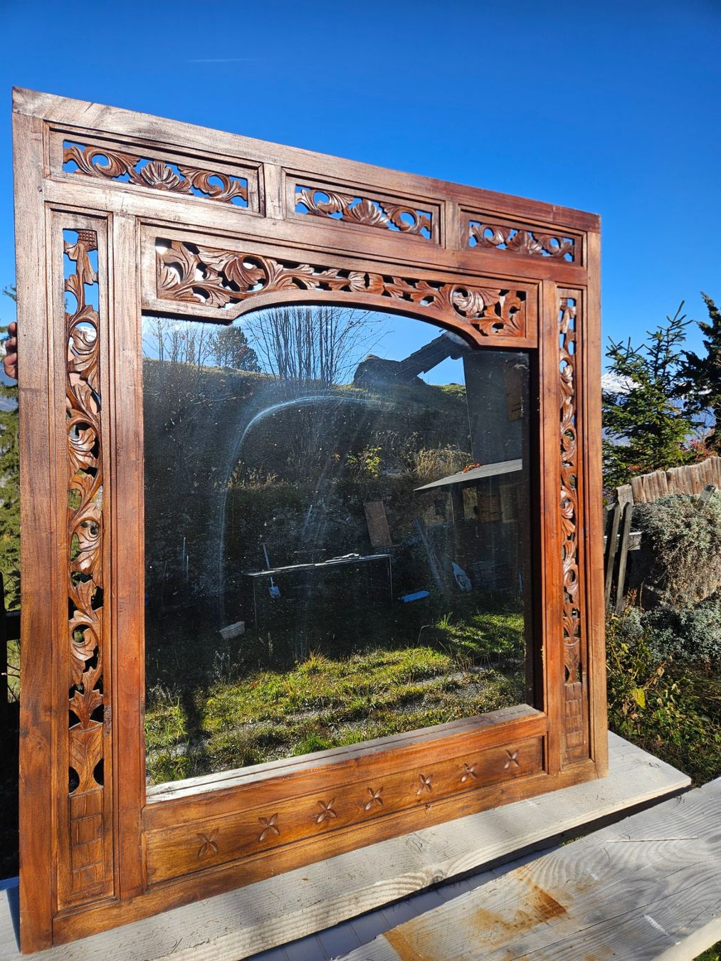 Specchi: Miroir ancienne bois sculpté – Usato da Haute-Nendaz venduto da Bart84 2