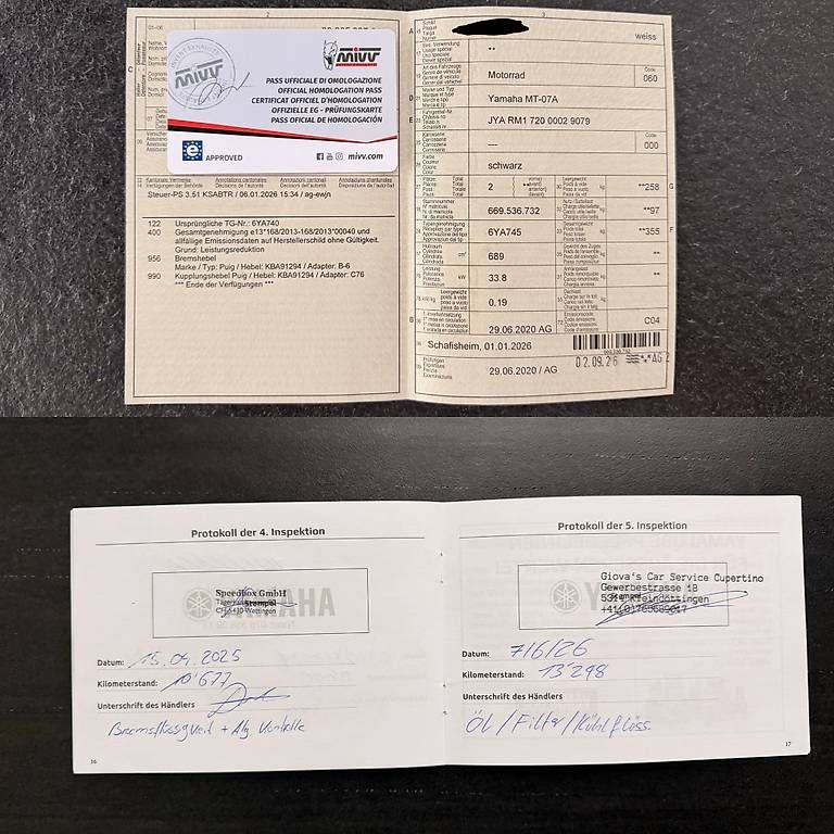 Strada: YAMAHA MT07 (35KW) – Usato da Döttingen venduto da Chris13122003 4