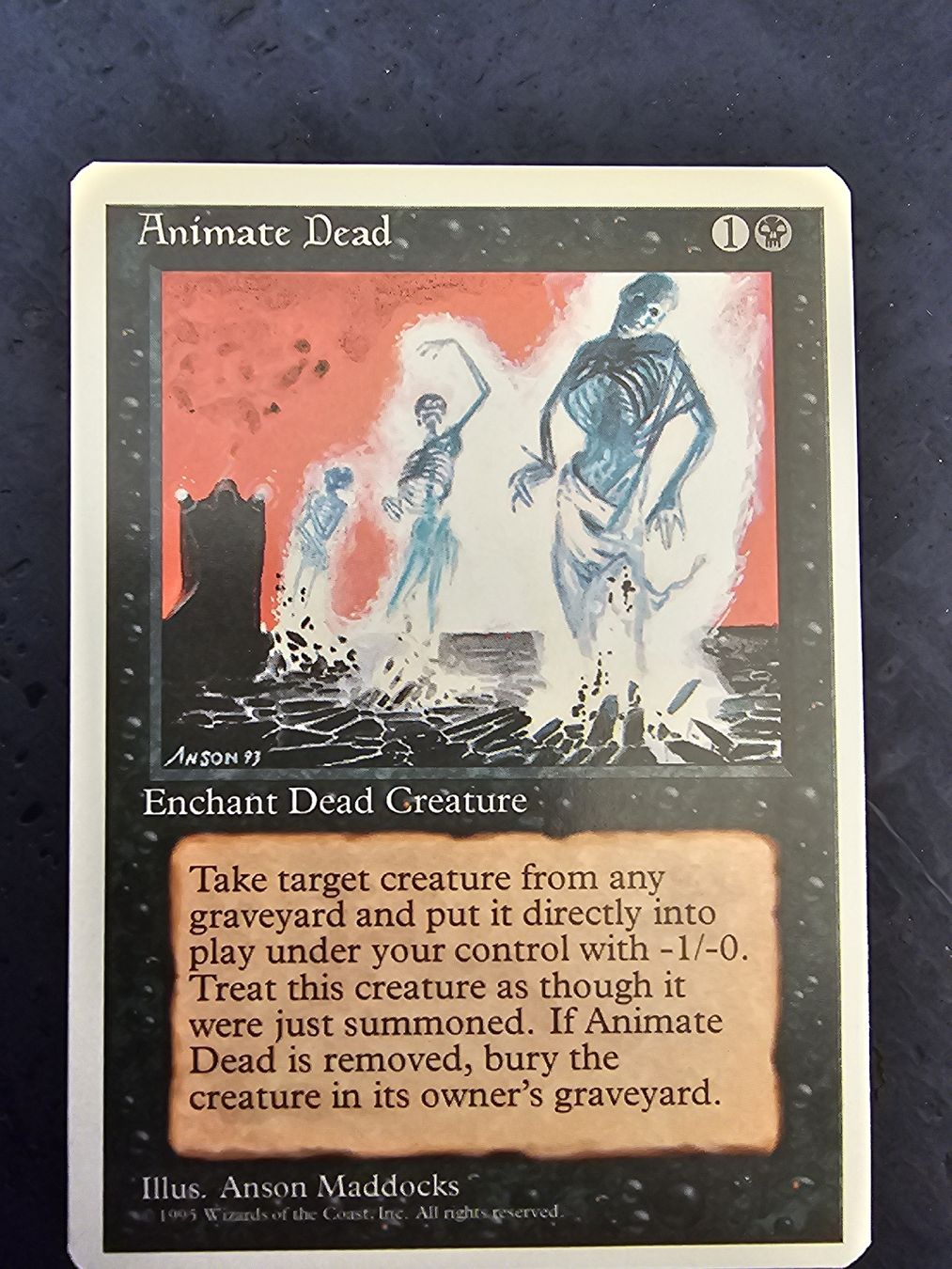 Magic The Gathering Sammelbilder & Trading cards: Magic: The Gathering - Animate Dead - – Gebraucht aus Wisen SO von davidave