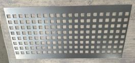 Lochblech Stahl 490x1005mm Blech roh