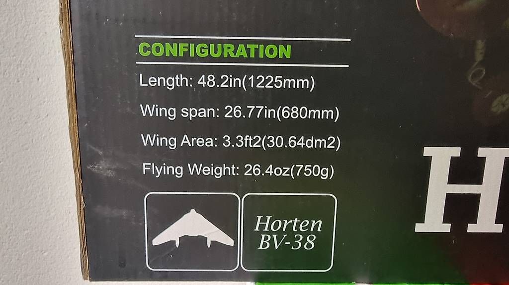 Modellismo RC: HORTON BV-38 – Nuovo e nell'imballaggio originale da Unterengstringen venduto da Baldyman 4