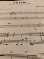 verkaufe Noten von Skyfall - Adele Adkins