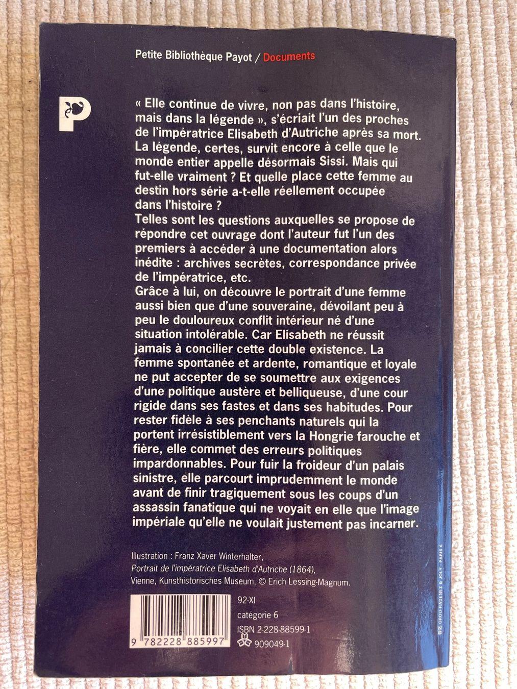 Libri: Elisabeth d'Autriche Sissi – Usato da Biel/Bienne venduto da Garum 1