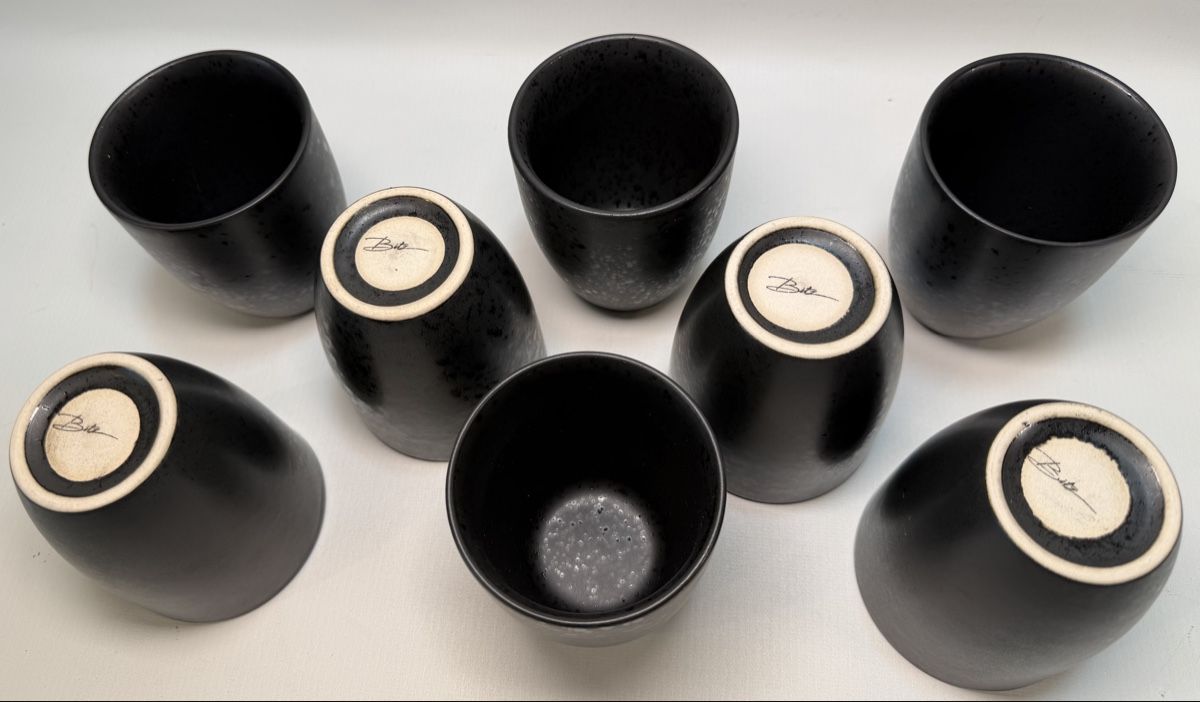 Tazze: 8 BITZ Design Keramikbecher Schwarz Danish Design Set – Nuovo (secondo la descrizione) da Rombach venduto da vir_2dsd 3