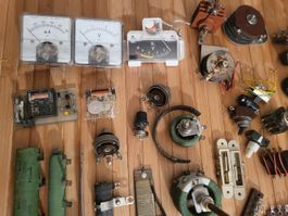 Anlagenrückbau Messinstrumente Potentiometer Schalter etc