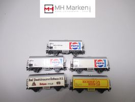 Märklin 5x ged. Güterwagen 4415/4437/4420/ 2x 4418 AC WS H0