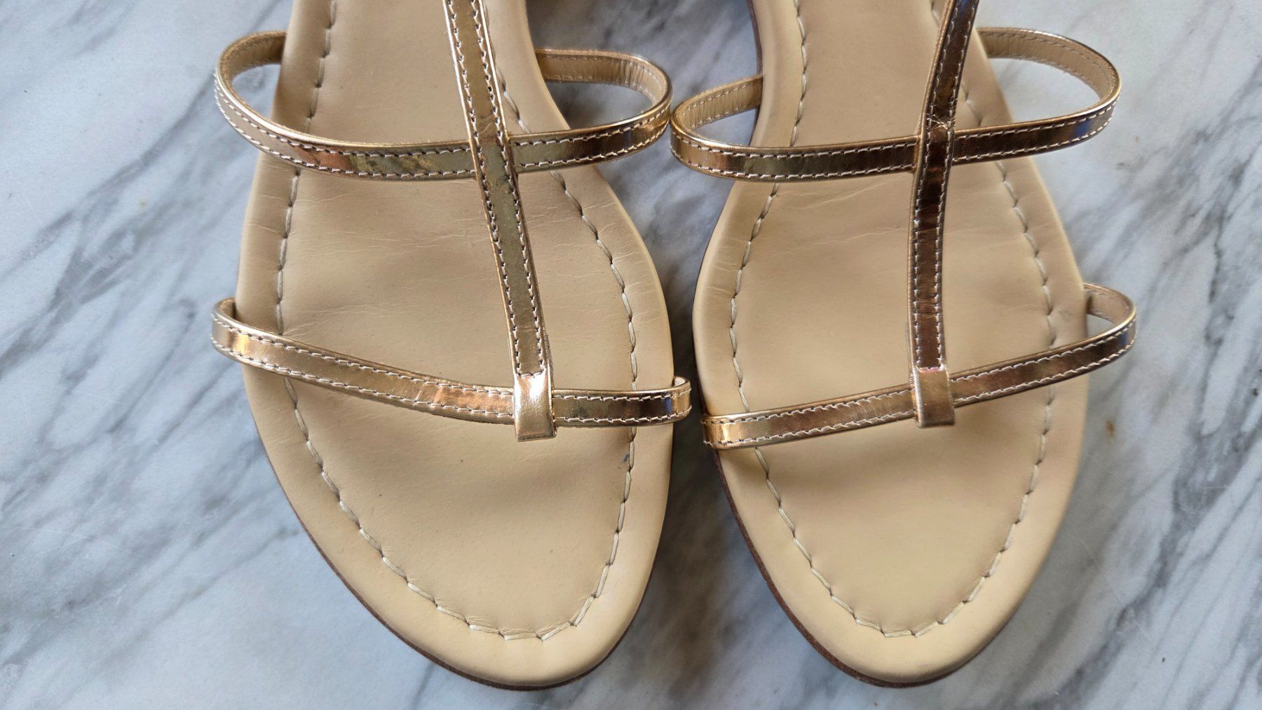 Navyboot Damenschuhe: Navyboot Gold Sandalen Gr. 38 – Gebraucht aus Fislisbach von Maieriisli25 3