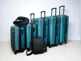 7er Koffer Reisetaschen SET wayBAG GRÜN NEU