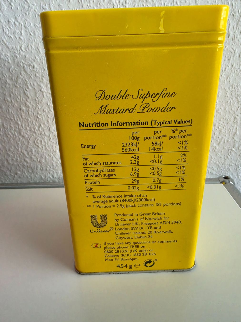 Behälter & Ähnliches: Blechdose "Colman's mustard powder" – Gebraucht aus Zumikon von chv_w96q 1