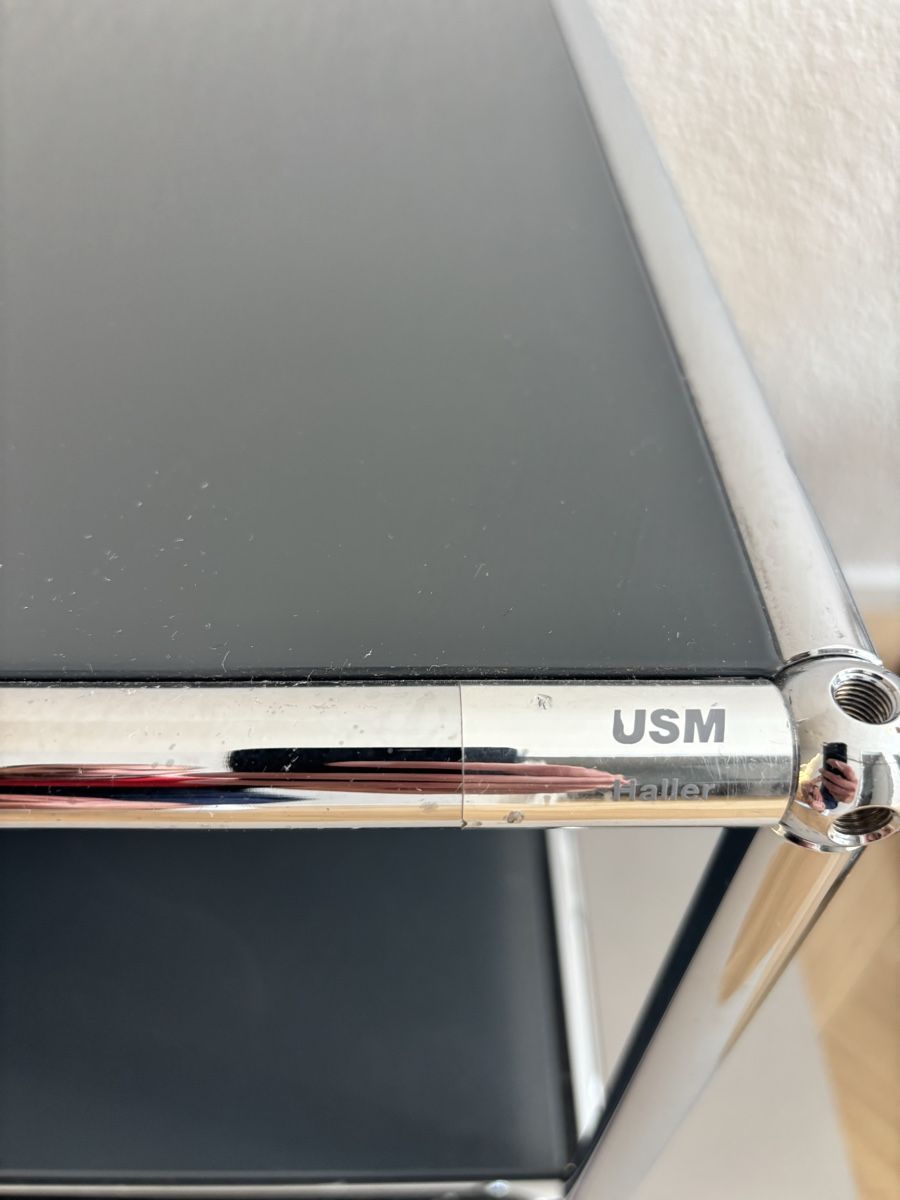 USM Scaffali: USM Haller Anthrazit, 2 Tablare, – Usato da Kriens venduto da erwin1934 2