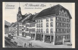Lenzburg Rathausgasse A. Roeschli-Wyss Eisenwaren-Handlung