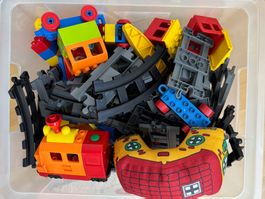 Lego Duplo Eisenbahn Set mit Schienen gebraucht