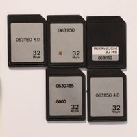 5 Stück / 32MB MMC CARD (Multimedia Cart)