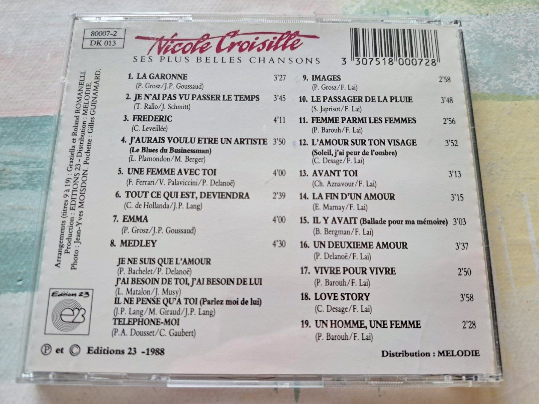 CD: Cd Nicole Croisille - Ses plus belles chansons – Usato da Pully venduto da bro_n52j 1