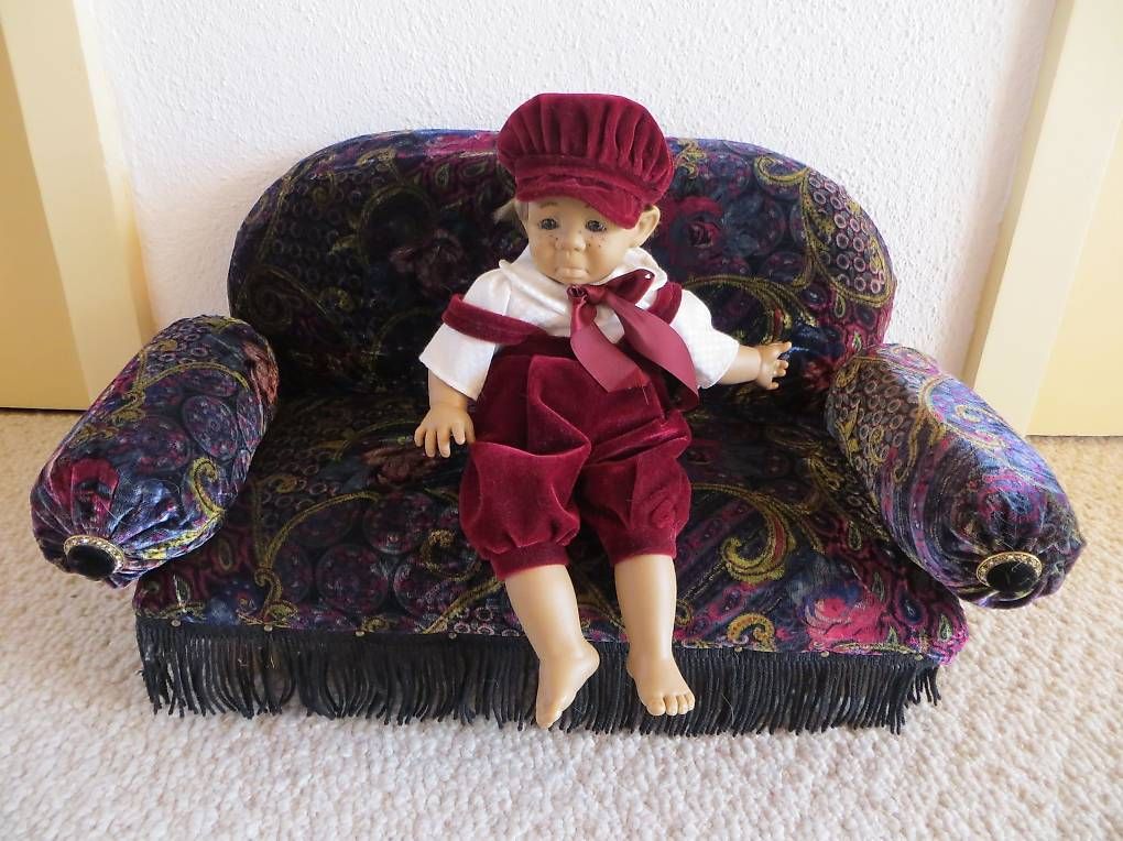 Spielzeuge: Handgemachtes Puppen- Sofa – Gebraucht aus Riedt b. Erlen von Shila2008 3