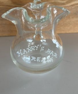 Caraffe: Harry's bar handblown fluted jug – Usato da Zollikon venduto da kmg1 2