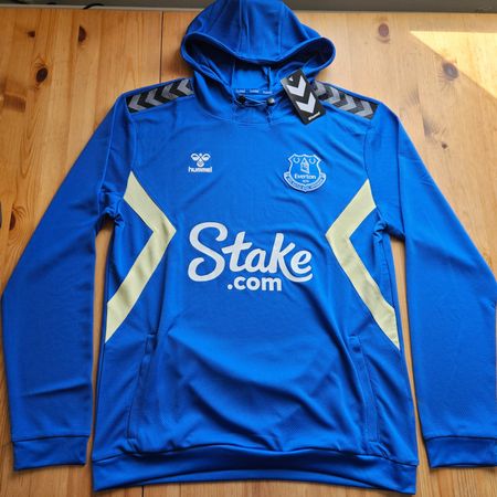 FC Everton Hoodie NEU Hummel Grösse L Stake Toffees Blues