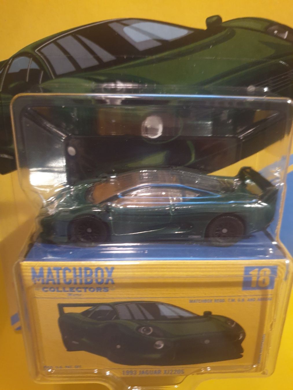 Matchbox Modellini d'auto: Matchbox 1993 JAGUAR XJ220S – Nuovo e nell'imballaggio originale da Oftringen venduto da Rotor 2