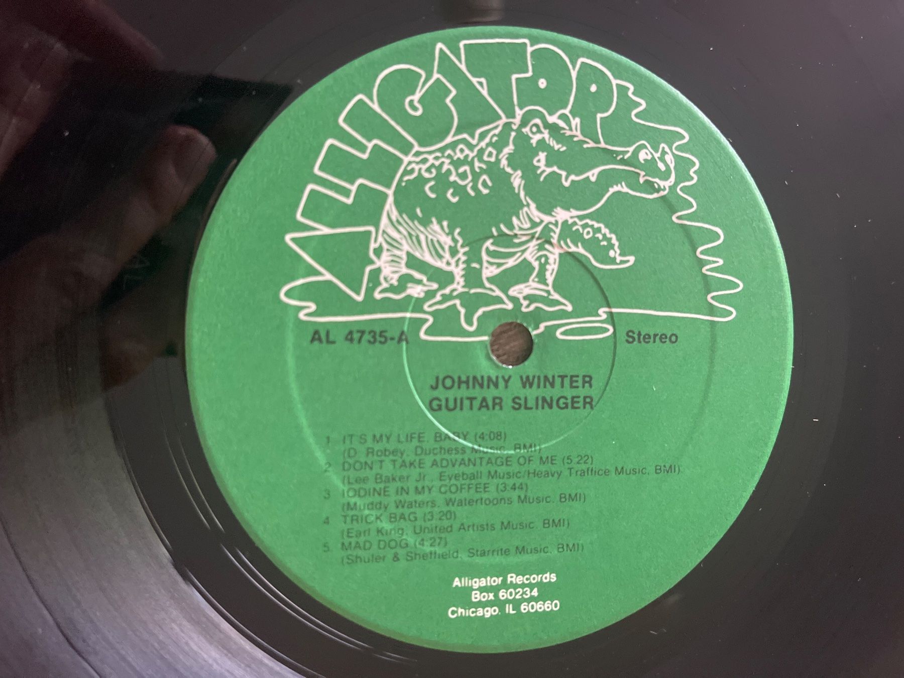 Dischi in vinile: A405/Johnny Winter - Guitar Slinger – Usato da Frutigen venduto da Philippe_jsp 2