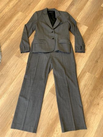 Comma Business Hosenanzug grauschwarz 42