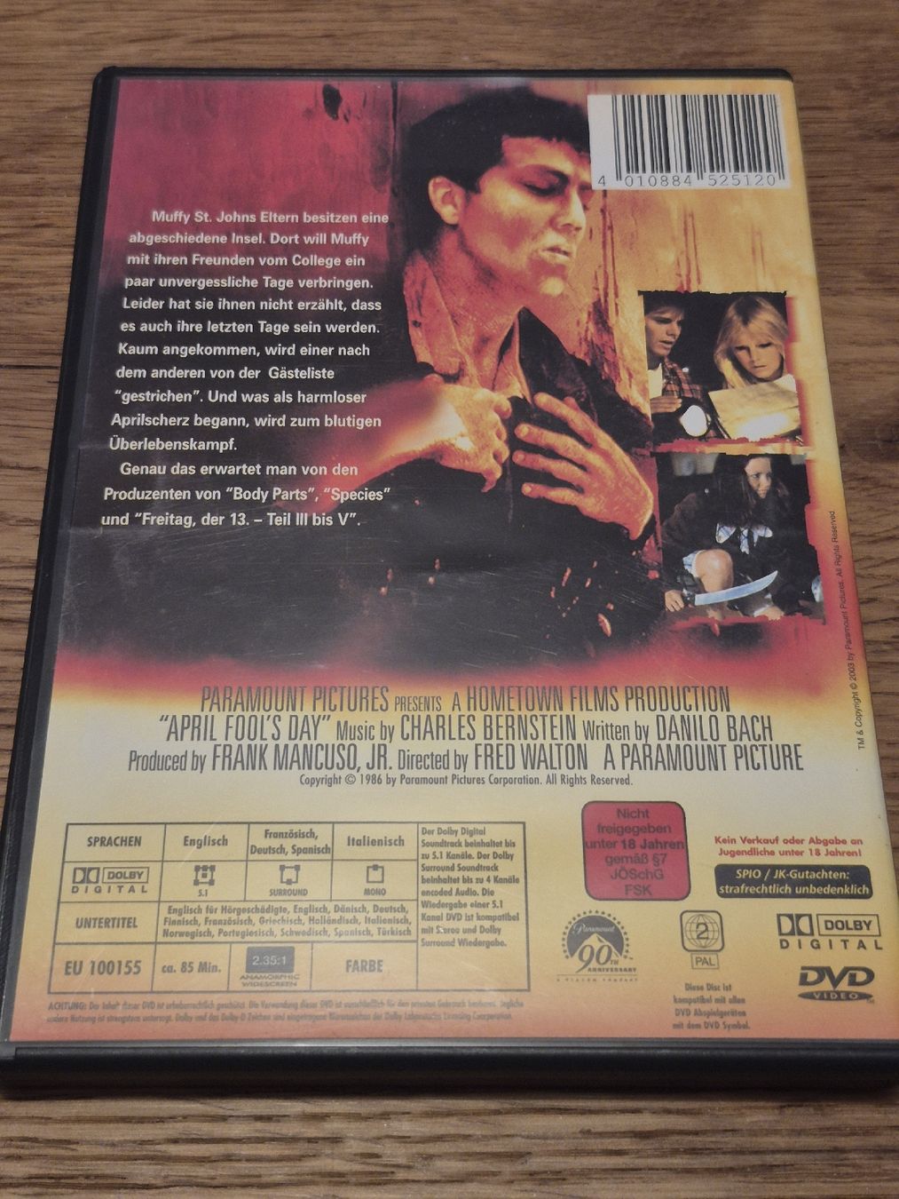 Tutti i DVDs: Die Horror Party (DVD) Fred  Walton – Usato da Oberembrach venduto da giu_7ksd 1