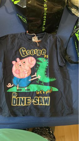 Peppa Wutz & Dinosaurier Shirt Gr. 98/104 NEU