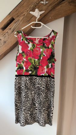 Marc Cain Kleid Blumen Leopardenmuster Grösse 6