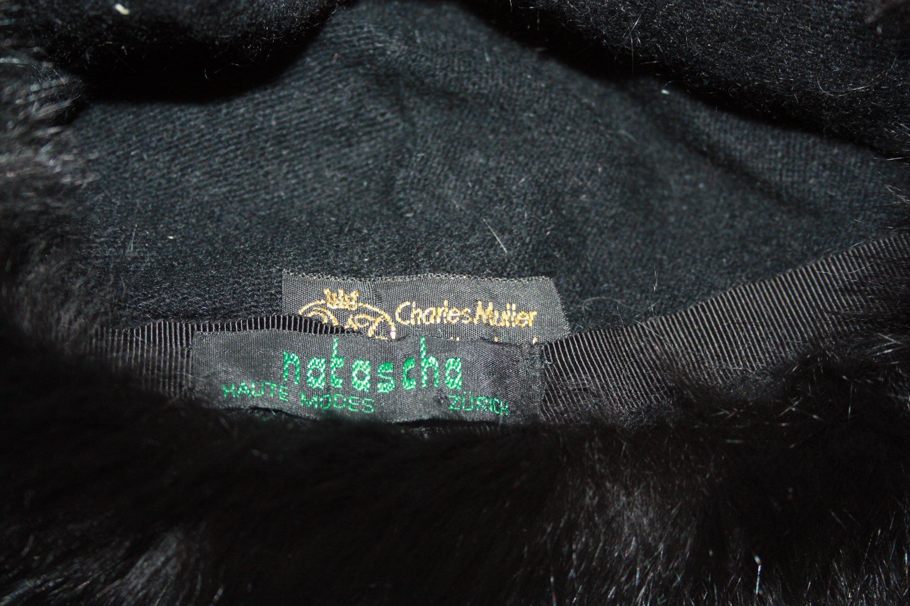 Copricapi, berretti & cappellini: Mütze CHARLS MÜLLER schwarz Gr. 56 – Usato da Flüelen venduto da Diversicum-Vintage 3